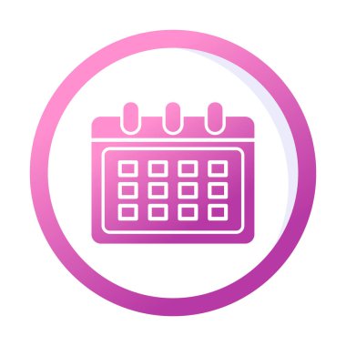 Takvim web simge vektör çizim