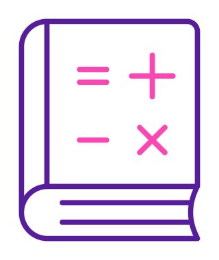 Matematik Kitabı vektör çizimi, simge ögesi arkaplanı          