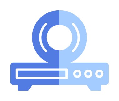 CD çalar simge vektör çizim