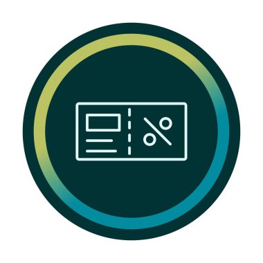 Faturacı Kara Cuma ikon vektör illüstrasyonu  