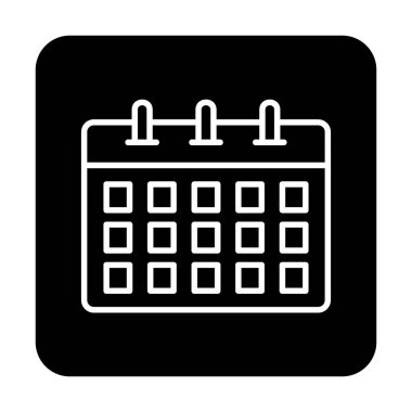 Takvim web simge vektör çizim