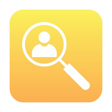 Ara. Web simgesi basit illüstrasyon