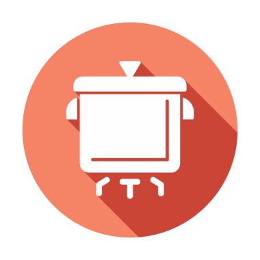 Pişirme vektörü düz simge. Pişirme Otu                   