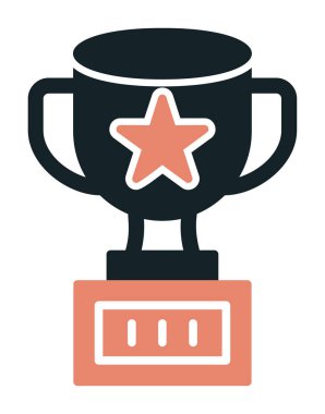 Basit kupa vektör illüstrasyon tasarımı