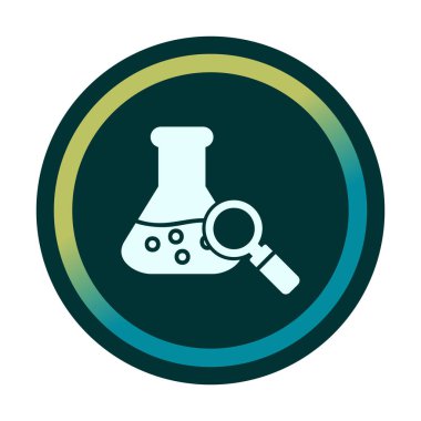 Araştırmacı simgesi beyaz arkaplanda izole edildi 