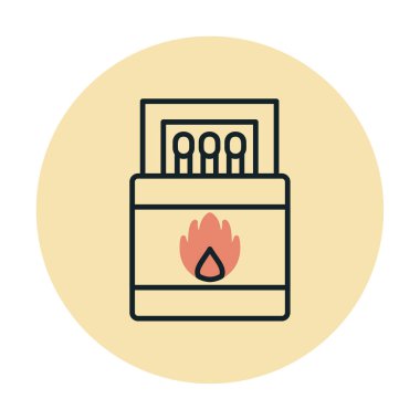 Basit düz eşleştirme simge vektör illüstrasyonuName 