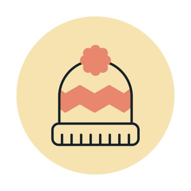 Beanie icon vector illustration 