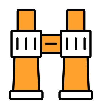 binoküler ikon vektör çizimi