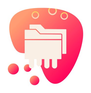 Veri Sızıntısı Ağ simgesi, vektör illüstrasyonu 