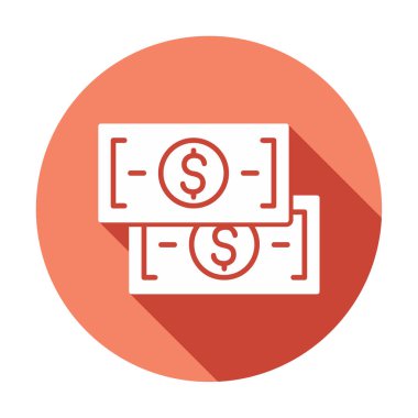 para düz simgesi, vektör illüstrasyonu