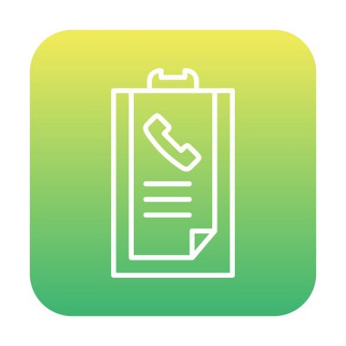 Basit Arama Listesi Geçmişi simgesi, vektör illüstrasyonu