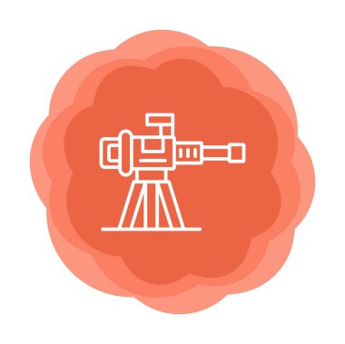 Makine Tüfeği vektör illüstrasyonu