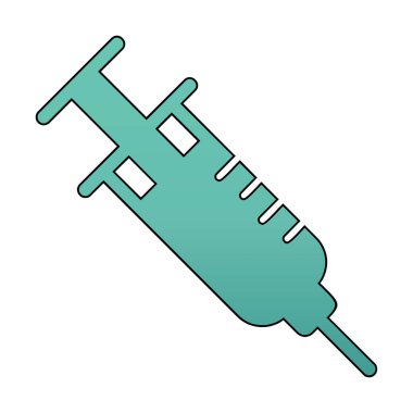 Şırınga ikonu vektör çizimi