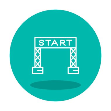 satır simge vektör çizim başlatmak