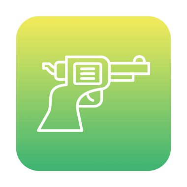 silah simgesi vektör illüstrasyonu