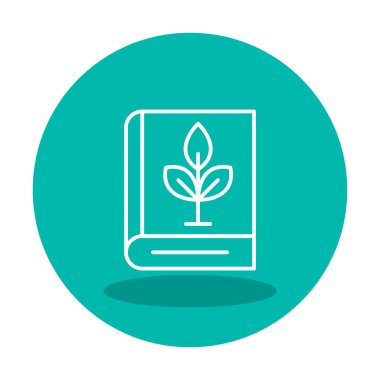 kitap simgesi, vektör illüstrasyonu basit tasarım