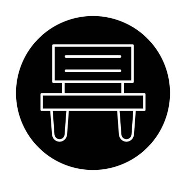 bank simgesi, vektör illüstrasyonu basit tasarım