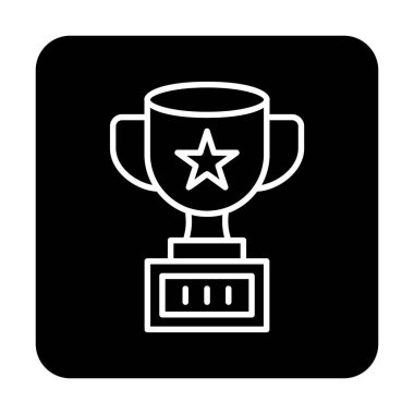 Basit kupa vektör illüstrasyon tasarımı