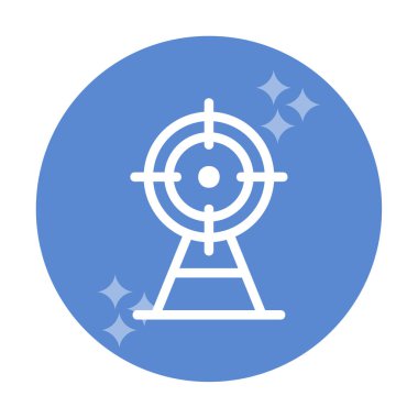 hedef simge, vektör illüstrasyonu basit tasarım