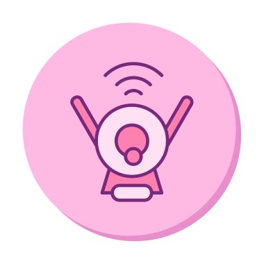 Web Kamerası modern simgesinin vektör illüstrasyonu           