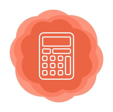 hesap makinesi web simge vektör çizim