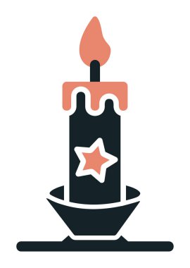 Mum web simgesi, vektör çizim