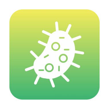 düz Amoeba simge vektör illüstrasyon tasarımı