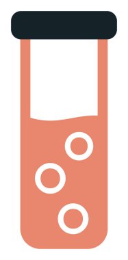 test tüpü modern simge vektör çizimi