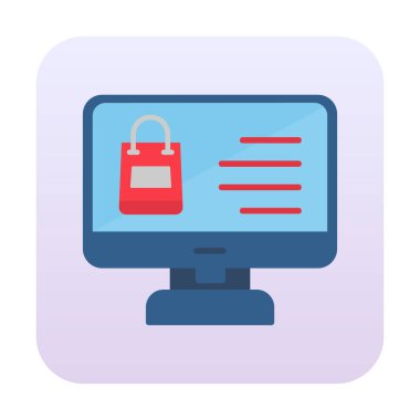 ekran simgesi, vektör illüstrasyonunu izle