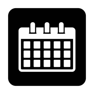 Takvim web simge vektör çizim