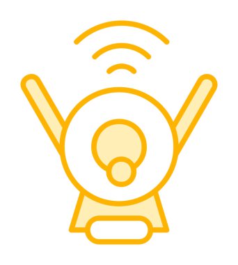 Web Kamerası modern simgesinin vektör illüstrasyonu           