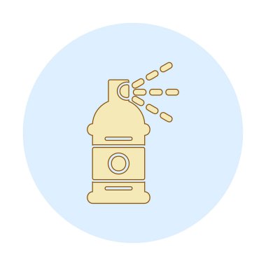 Boya spreyi ikon vektör illüstrasyon tasarımı