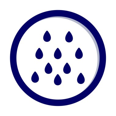 yağmur simgesi, vektör illüstrasyonu  