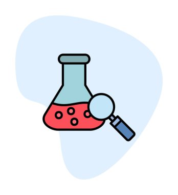 Araştırmacı simgesi beyaz arkaplanda izole edildi 