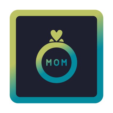 halka simgesi, vektör illüstrasyonu basit tasarım