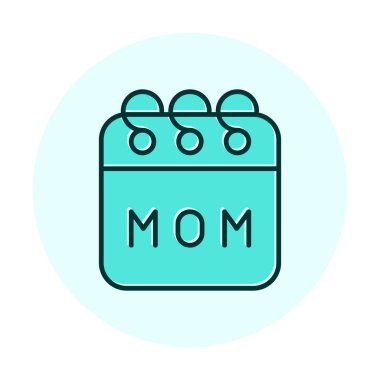 Anne takvimi olayı, vektör illüstrasyonu