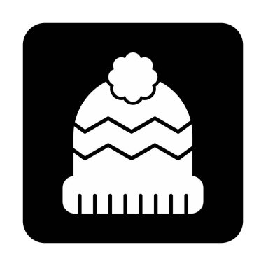 Beanie icon vector illustration 