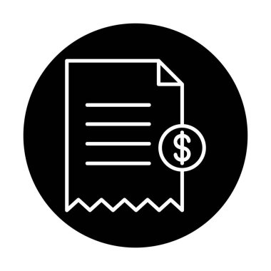 Alışveriş Alımı simgesi vektör illüstrasyonu