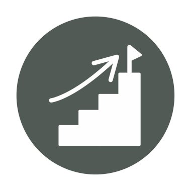 büyüyen grafik simgesi, vektör çizim