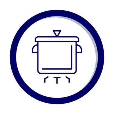 Pişirme vektörü düz simge. Pişirme Otu                   