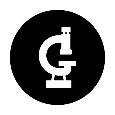 Basit mikroskop vektör çizimi