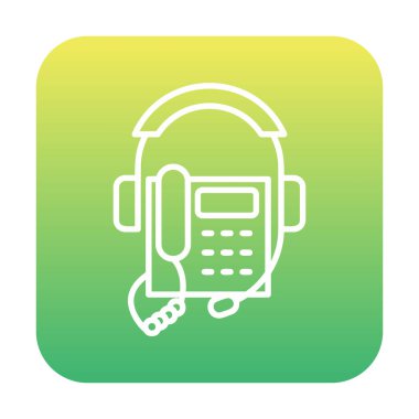 telefon web simgesi, vektör çizim 