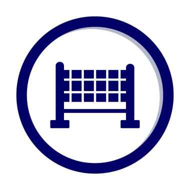 voleybol net simge vektör çizim