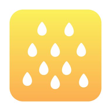 yağmur simgesi, vektör illüstrasyonu  