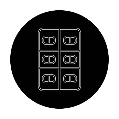 hapları web simgesi, vektör çizim 