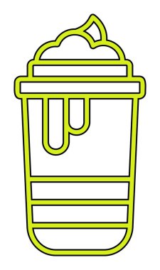 Sıcak çikolata, vektör illüstrasyon tasarımı 