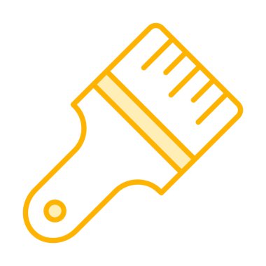 fırça ağ ikonu vektör illüstrasyonu