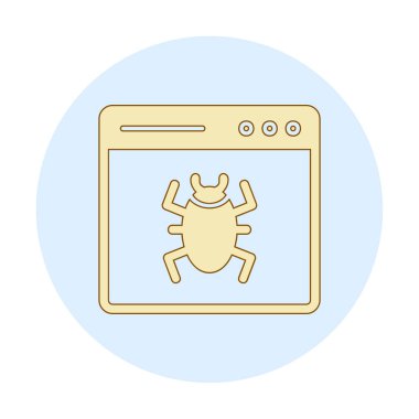 Yasak web sitesi vektör simgesi 