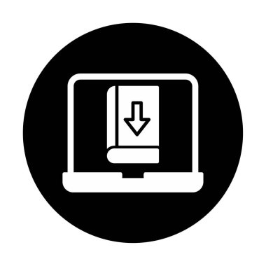 Kitap simgesi, vektör illüstrasyon tasarımı indir 