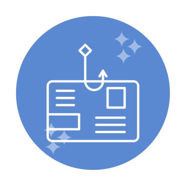 Basit düz fonlama simgesi vektörü 